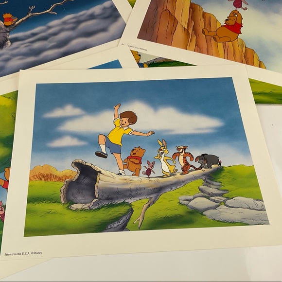 Disney 1997 Pooh’s Grand Adventure Exclusive Lithograph Portfolio - Picture 4 of 10
